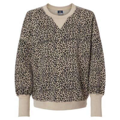 Women's Sueded Fleece Crewneck Sweatshirt Thumbnail