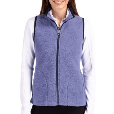 Cutter & Buck Cascade Eco Sherpa Fleece Womens Vest Thumbnail