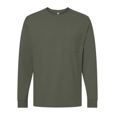 Unisex Super Heavyweight Long Sleeve Pocket Tee Thumbnail