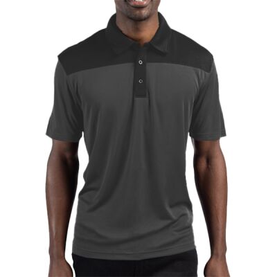 Clique Parma Colorblock Tech Jersey Mens Polo Thumbnail
