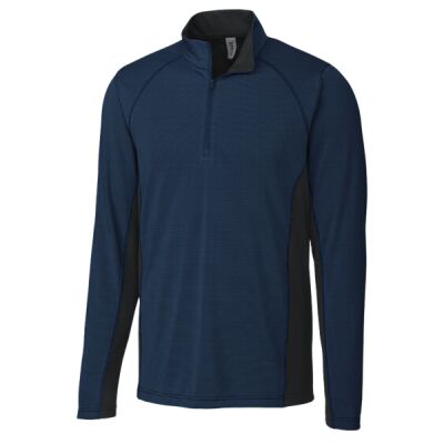Clique Ice Pique Colorblock Mens Half Zip Tech Pullover Thumbnail