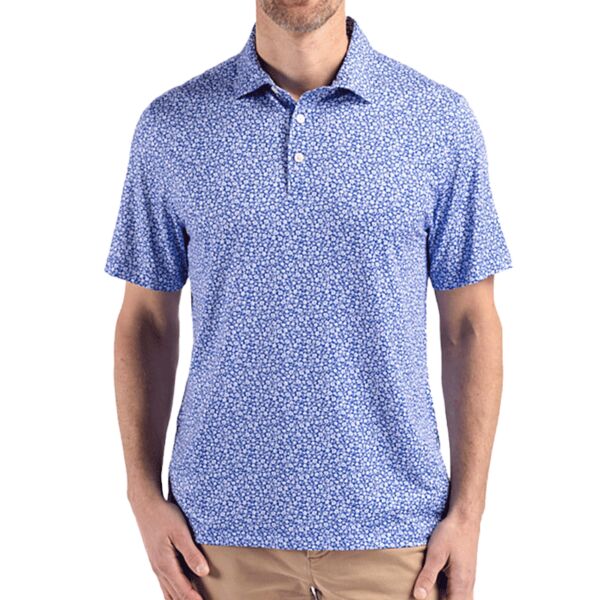 Cutter & Buck Pike Eco Flora Print Mens Polo Thumbnail