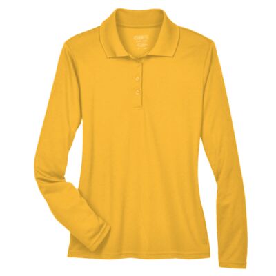 Women's Pinnacle Performance Long Sleeve Piqué Polo Thumbnail