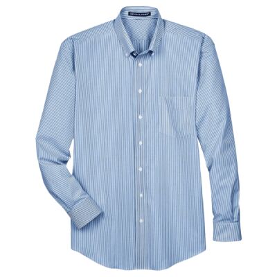Men's Crown Collection® Banker Stripe Woven Dress Shirt Thumbnail