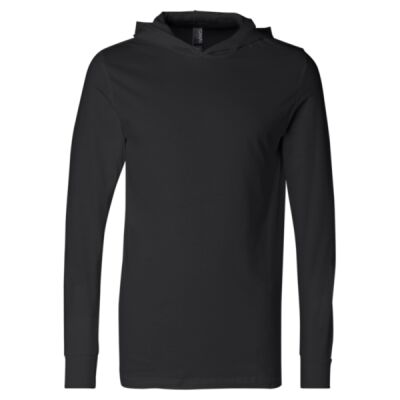 Unisex Jersey Hooded Long Sleeve Tee Thumbnail
