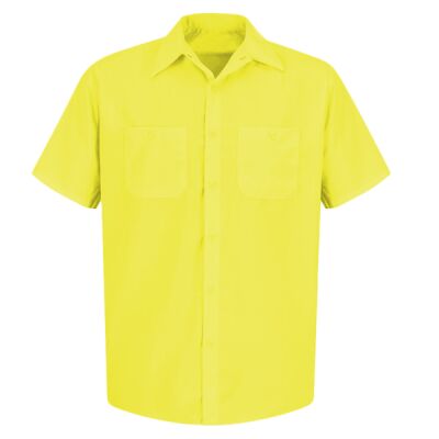 Men's Enhanced Visibility Short Sleeve Work Shirt Thumbnail