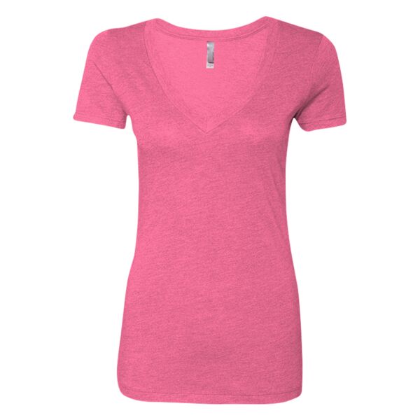 Women’s Triblend Deep V-Neck T-Shirt Thumbnail