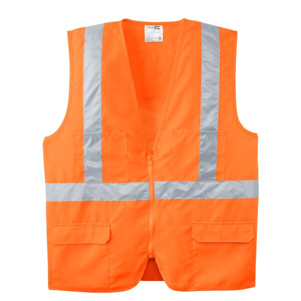 Ansi 107 Class 2 Mesh Back Safety Vest Thumbnail