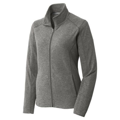 Women's Heather Microfleece Full Zip Jacket Thumbnail