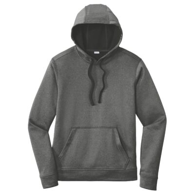 PosiCharge ® Sport Wick ® Heather Fleece Hooded Pullover Thumbnail