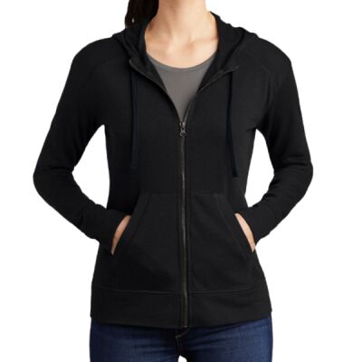 Women's PosiCharge ® Tri Blend Wicking Fleece Full Zip Hooded Jacket Thumbnail