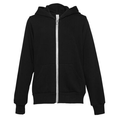 Youth Sponge Fleece Full-Zip Hoodie Sweatshirt Thumbnail