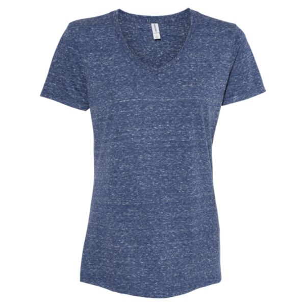 Women's Snow Heather Jersey V-Neck T-Shirt Thumbnail