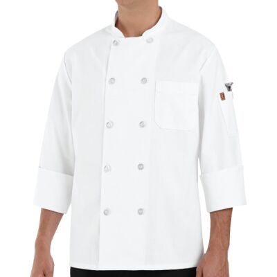 Ten Pearl Button Chef Coat Thumbnail