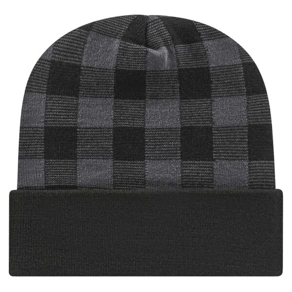 USA-Made Plaid Beanie Thumbnail